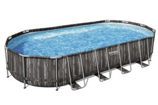 Каркасный бассейн с фильтром Bestway Power Steel, 732 x 366 x 122 см цена и информация | Бассейны | 220.lv