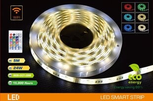 LED лента RGB+W 5м с ДУ цена и информация | Светодиодные ленты | 220.lv