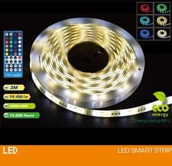 LED лента RGB+W 3м с ДУ цена и информация | Светодиодные ленты | 220.lv