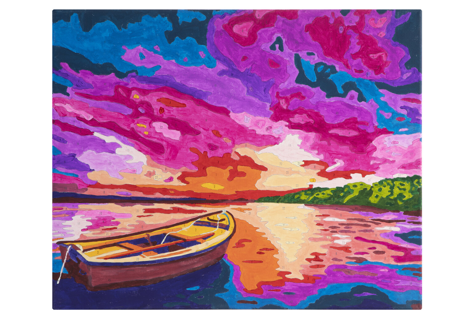 Gleznošana pēc cipariem Nassau, skats uz ezeru, 40x50 cm цена и информация | Gleznas pēc numuriem | 220.lv