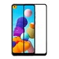TakeMe HARD Ceramic Pilnas virsmas Aizsargstikls priekš Samsung Galaxy A21 (A215) Melns цена и информация | Ekrāna aizsargstikli | 220.lv