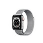 Apple Watch Series 6 GPS + Cellular, 40mm Silver Stainless Steel Case with Silver Milanese Loop cena un informācija | Viedpulksteņi (smartwatch) | 220.lv