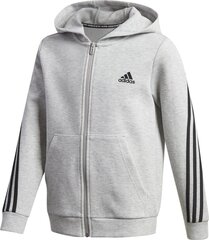 Džemperis bērniem Adidas 3 Stripes FZ GE0662, pelēks cena un informācija | Zēnu jakas, džemperi, žaketes, vestes | 220.lv
