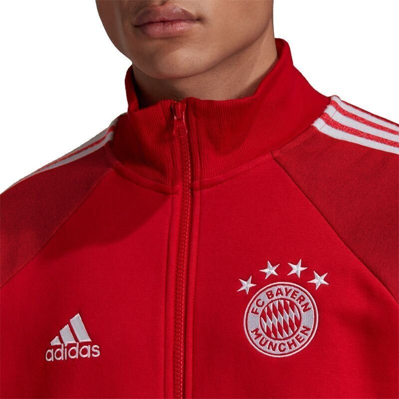 Džemperis vīriešiem Adidas Bayern Monachium, sarkans cena un informācija | Vīriešu jakas | 220.lv