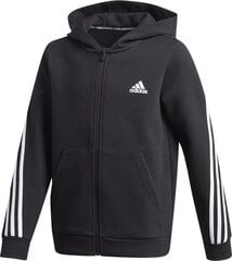 Džemperis bērniem Adidas B 3S FZ GE0663 GE0663, melns cena un informācija | Zēnu jakas, džemperi, žaketes, vestes | 220.lv