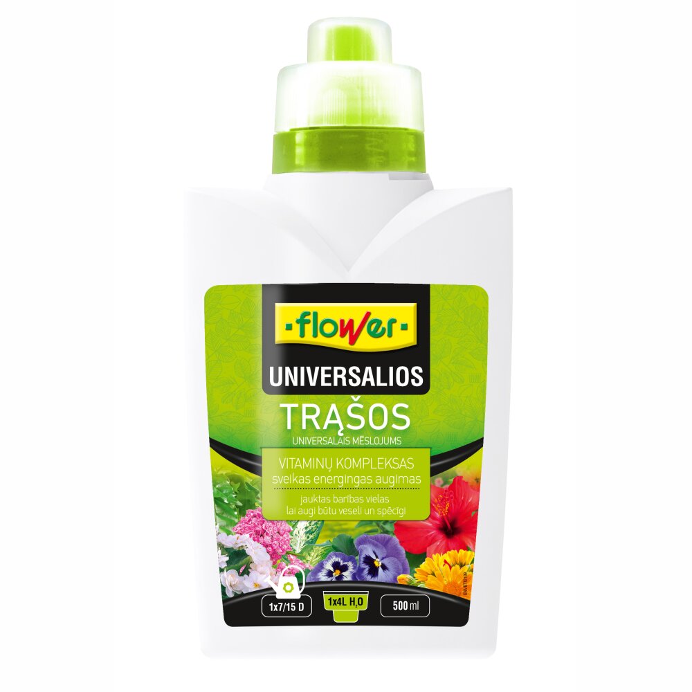 Universāls mēslojums Flower, 500ml цена и информация | Šķidrie mēslošanas līdzekļi | 220.lv