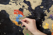 Dzēšama pasaules karte + DĀVANA dzēšama karte "EIROPA" (iekļautas 2 kartes) cena un informācija | Pasaules kartes | 220.lv