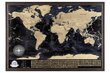 Dzēšama pasaules karte + DĀVANA dzēšama karte "EIROPA" (iekļautas 2 kartes) cena un informācija | Pasaules kartes | 220.lv