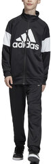 Cпортивный костюм Adidas Yb Ts Bos Black White цена и информация | Комплекты для мальчиков | 220.lv