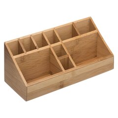 Organizators, 23x9,5x9 cm, bambusa cena un informācija | Vannas istabas aksesuāri | 220.lv