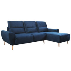 Stūra dīvāns Selsey Moon, zils cena un informācija | Stūra dīvāni | 220.lv