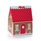 Dāvanu kaste Ziemassvētku māja, 4 gab./iepak. cena un informācija | Dāvanu saiņošanas materiāli | 220.lv