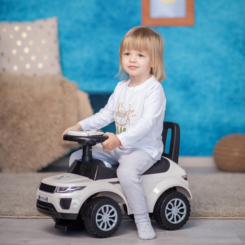 Atstumjams bērnu automobilis Lorelli OFF ROAD, balts cena un informācija | Rotaļlietas zīdaiņiem | 220.lv