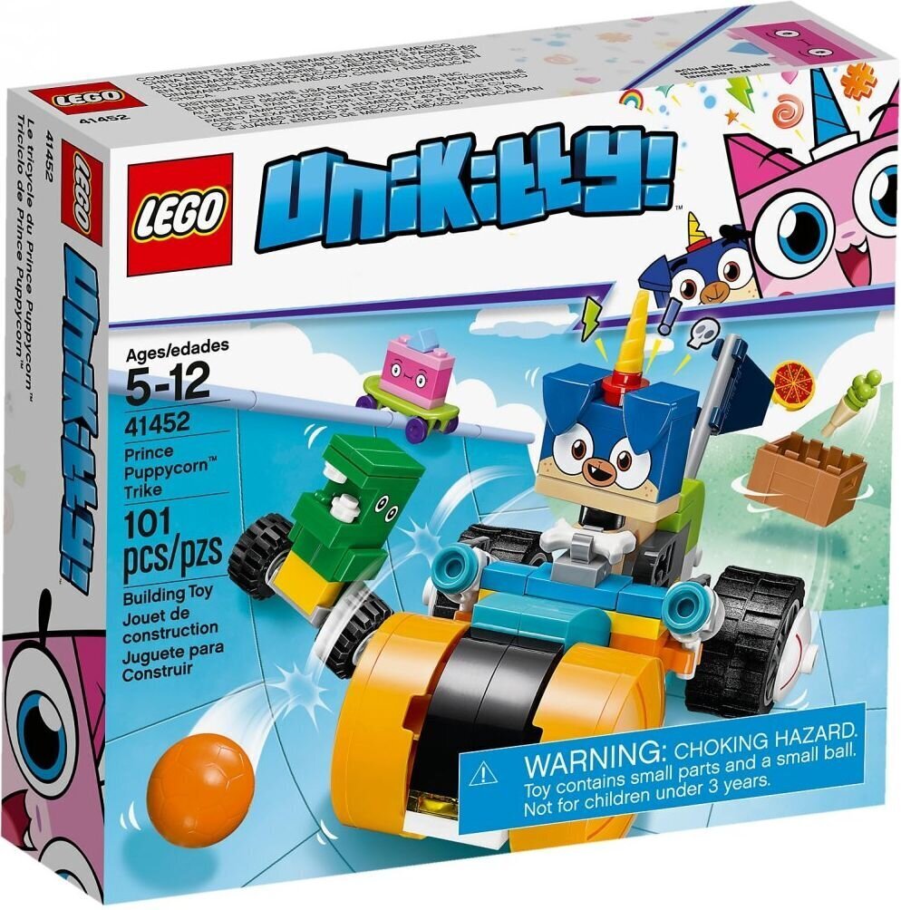 41452 LEGO® Unikitty Prince Puppycorn Trike cena un informācija | Konstruktori | 220.lv