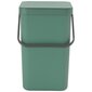 Atkritumu tvertne, 25 l, zaļa cena un informācija | Miskastes | 220.lv