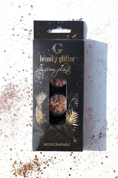 Sejas mirdzums G Beauty Glitter Lab Rosegold & Purple Diamond, 2 gab. internetā