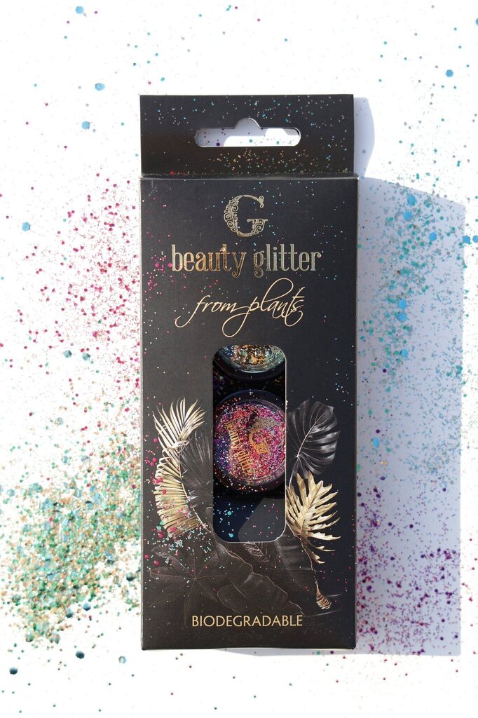 Sejas mirdzums G Beauty Glitter Lab Jadestone & Amethyst, 2 gab. cena un informācija | Acu ēnas, skropstu tušas, zīmuļi, serumi | 220.lv