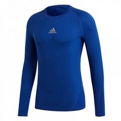 Termo krekls bērniem Adidas Junior Ask Ls Tee, zils цена и информация | Рубашки для мальчиков | 220.lv