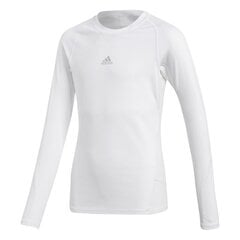 Термо футболка для детей Adidas Junior Ask Ls Tee, белая цена и информация | Рубашки для мальчиков | 220.lv