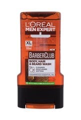 Ķermeņa, matu un bārdas attīrošs līdzeklis L´Oréal Men Expert Barber Club, 300 ml cena un informācija | Dušas želejas, eļļas | 220.lv