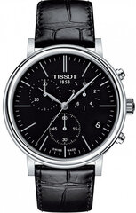 Женские часы Tissot T-Classic Carson Premium Chronograph T122.417.16.051.00, черные цена и информация | Женские часы | 220.lv