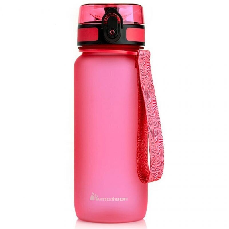 Pudele Meteor 650 ml pink 74581, 61372 cena un informācija | Ūdens pudeles | 220.lv