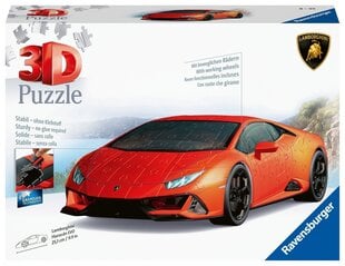 3D puzle Ravensburger Lamborghini Huracan Evo, 11238, 108 d, cena un informācija | Puzles, 3D puzles | 220.lv