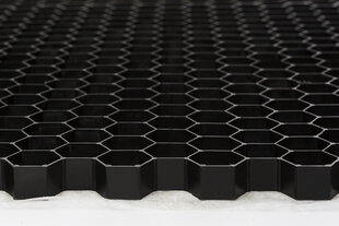 Plastmasas skaidu plāksne ar ģeotekstilu HDPE 160x120x3 cm, melns cena un informācija | Žogi un piederumi | 220.lv