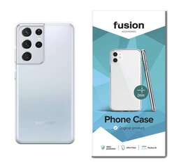 Fusion ultra clear series 2 mm silikona aizsargapvalks Samsung G998 Galaxy S21 Ultra 5G caurspīdīgs (EU Blister) cena un informācija | Telefonu vāciņi, maciņi | 220.lv