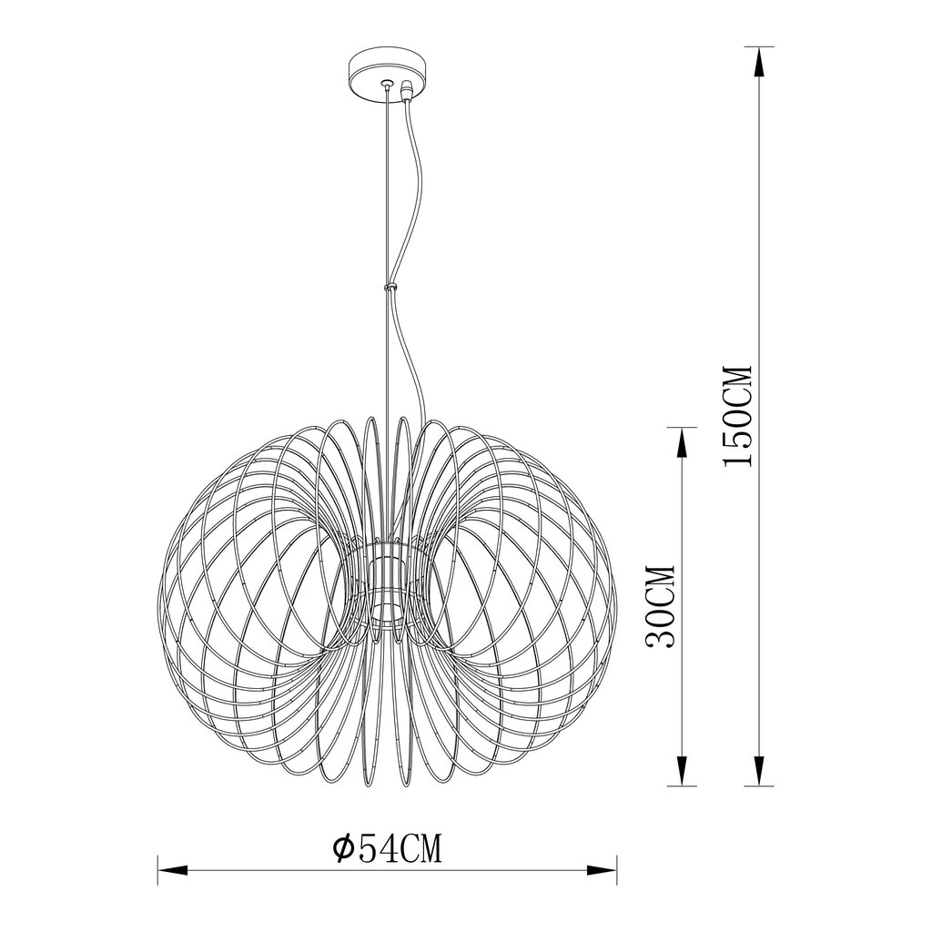 Piekāramā lampa G.LUX GM-559/1 D50 cena un informācija | Lustras | 220.lv