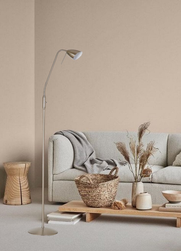 Grīdas lampa G.LUX HF-8003 mat. Hroms cena un informācija | Stāvlampas | 220.lv