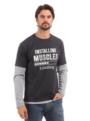 Мужская футболка с длинными рукавами Street Industries цена и информация | Мужские футболки | 220.lv