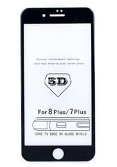 LCD aizsargstikls 5D Full Glue Samsung A52 liektss melns cena un informācija | Ekrāna aizsargstikli | 220.lv
