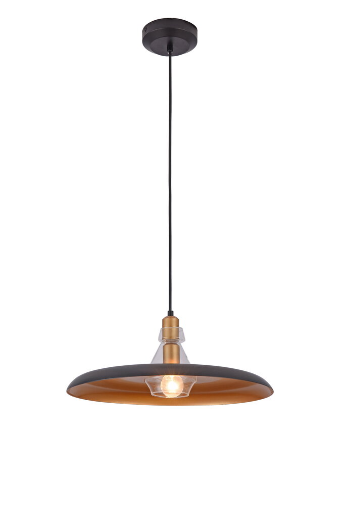 Piekāramā lampa G.LUX GM-991/1S black + gold цена и информация | Lustras | 220.lv