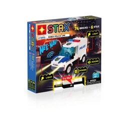 Конструктор STAX Hybrid, Сигнальная машина полиции, 30801, 80 шт. цена и информация | Конструкторы и кубики | 220.lv