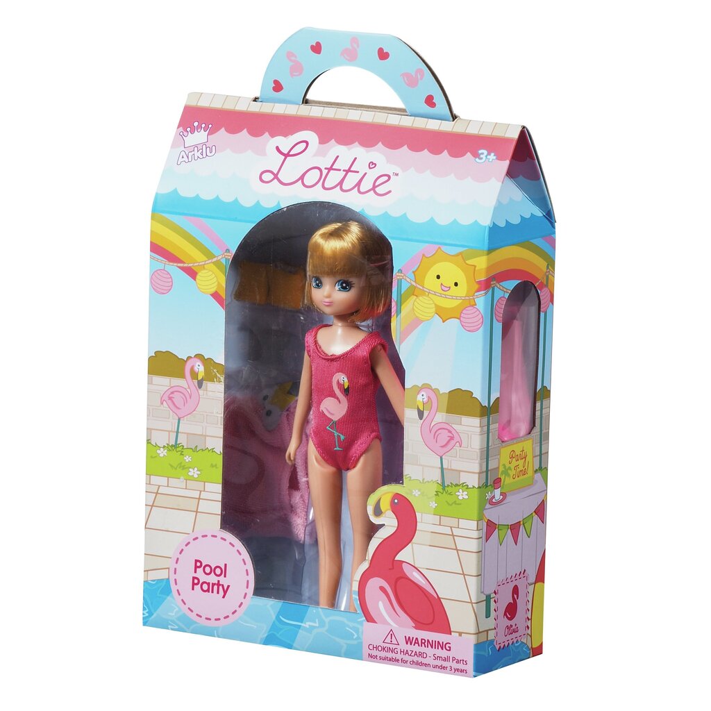 Lelle Lottie - Peldēšanās laikā, 18 cm cena un informācija | Rotaļlietas meitenēm | 220.lv