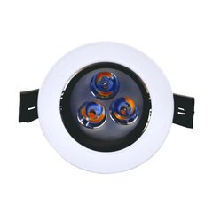 Anda 3W bстраиваемый круглый светильник цена и информация | Монтируемые светильники, светодиодные панели | 220.lv