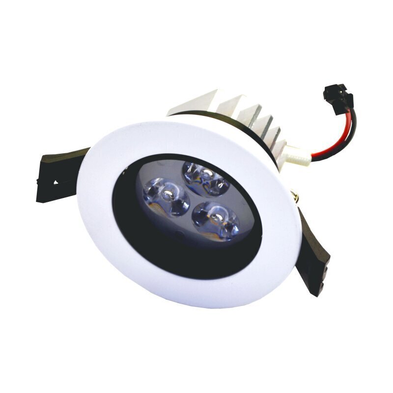 Iebūvējamais apaļš LED gaismeklis "ANDA" 3W cena un informācija | Iebūvējamās lampas, LED paneļi | 220.lv