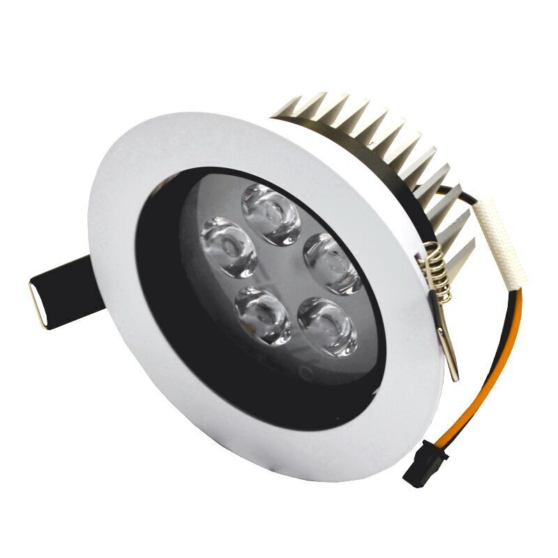 Iebūvējamais apaļš LED gaismeklis "ANDA" 5W cena un informācija | Iebūvējamās lampas, LED paneļi | 220.lv