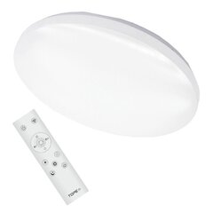 Apaļš virsapmetuma LED gaismeklis ar rgb funkciju "SOFIA" 2x36W cena un informācija | Griestu lampas | 220.lv