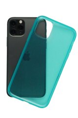 Чехол силиконовый для iPhone 11, зелёный, прозрачный цена и информация | Чехлы для телефонов | 220.lv