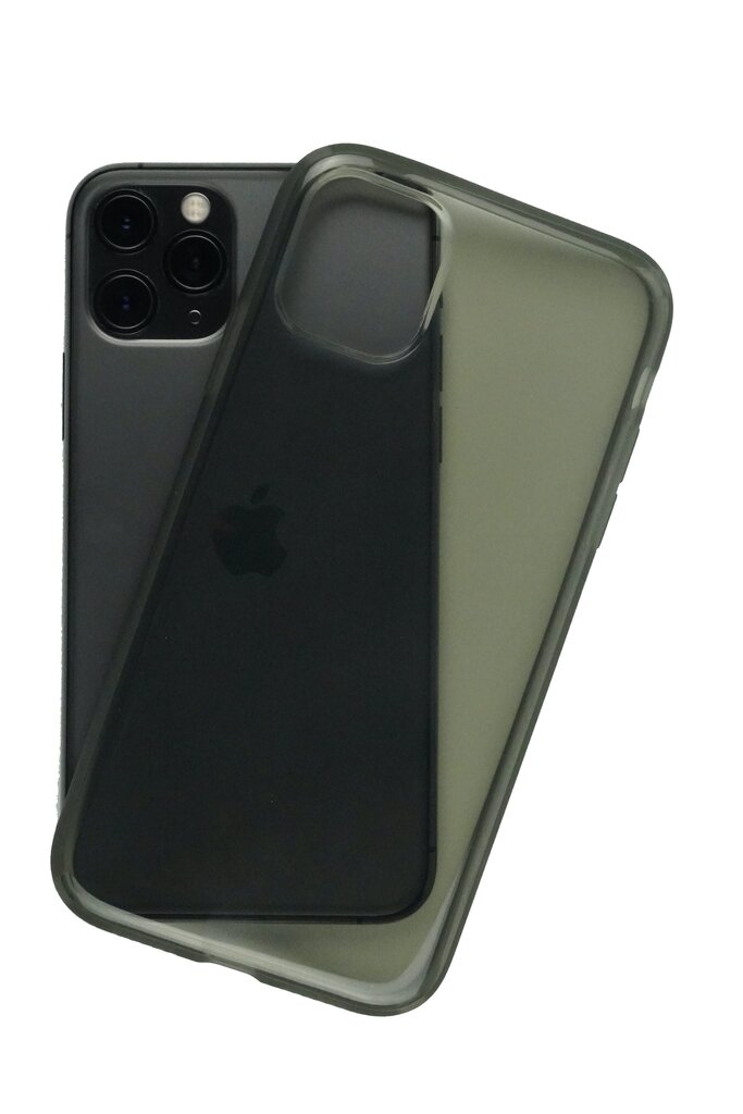Vāciņš iPhone 11 Pro melns, caurspīdīgs silikons cena un informācija | Telefonu vāciņi, maciņi | 220.lv