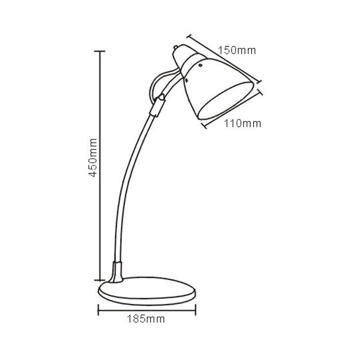 Galda lampa G.LUX GD-2601 cena un informācija | Galda lampas | 220.lv