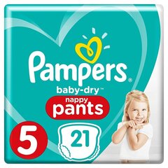 Pampers Autiņbiksītes-biksītes Pants Mega Box, 5. izmērs, 12-17 kg цена и информация | Подгузники | 220.lv