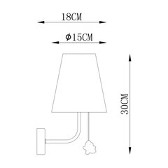 G.LUX bērnu lampa GM-191/1A Princess cena un informācija | Lampas bērnu istabai | 220.lv