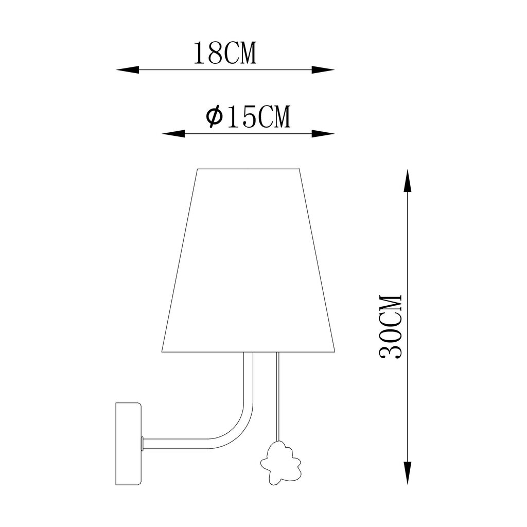 G.LUX bērnu lampa GM-201/A cena un informācija | Lampas bērnu istabai | 220.lv