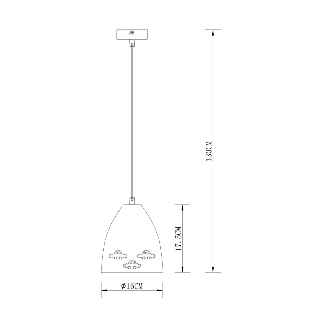 Bērnu lampa G.LUX GM-580/1S, zaļā cena un informācija | Lampas bērnu istabai | 220.lv