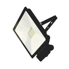 Toledosens 50W светодиодный уличный прожектор с датчиком движения цена и информация | Настенный/подвесной светильник Eye Spot 11 BL, чёрный | 220.lv