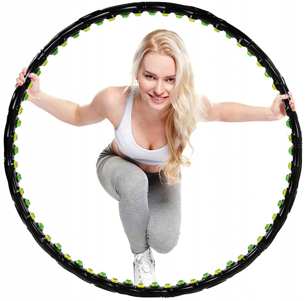 Masāžas riņķis EB Fit Hula Hop 1,2 kg цена и информация | Vingrošanas riņķi un nūjas | 220.lv