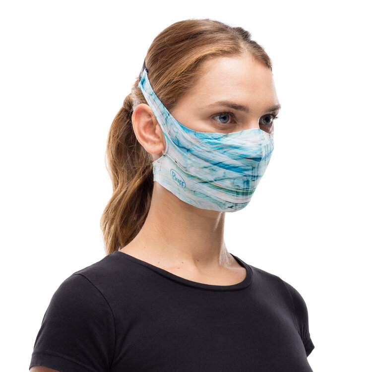 Maska Buff Filter Mask Makrana Blue cena un informācija | Pirmā palīdzība | 220.lv